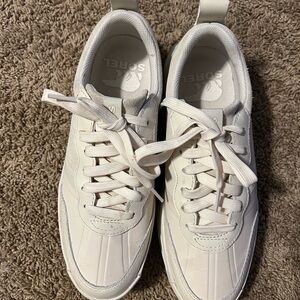 Sorel Cream High-Top Sneakers